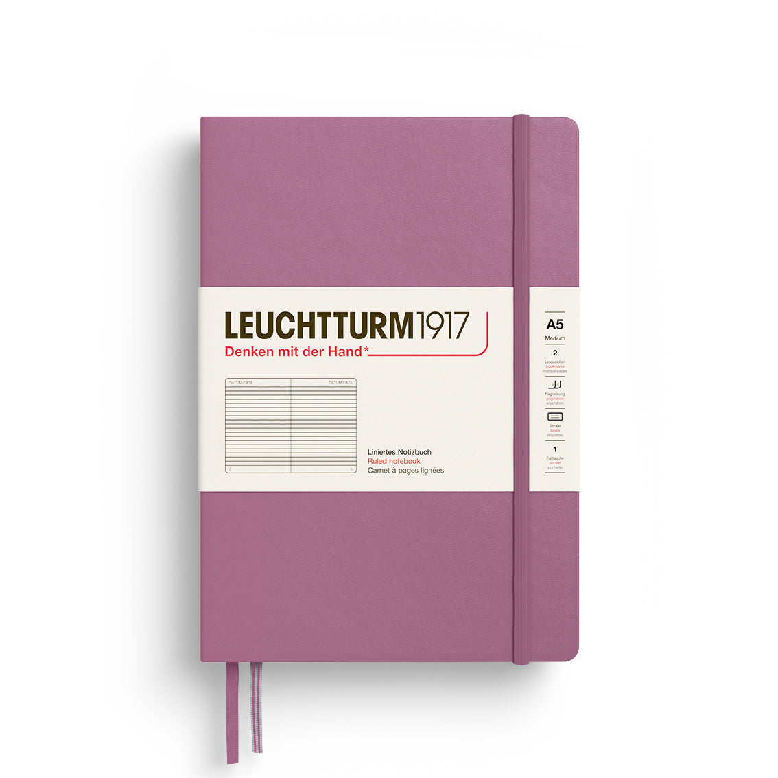 Leuchtturm A5 Ruled Notebook