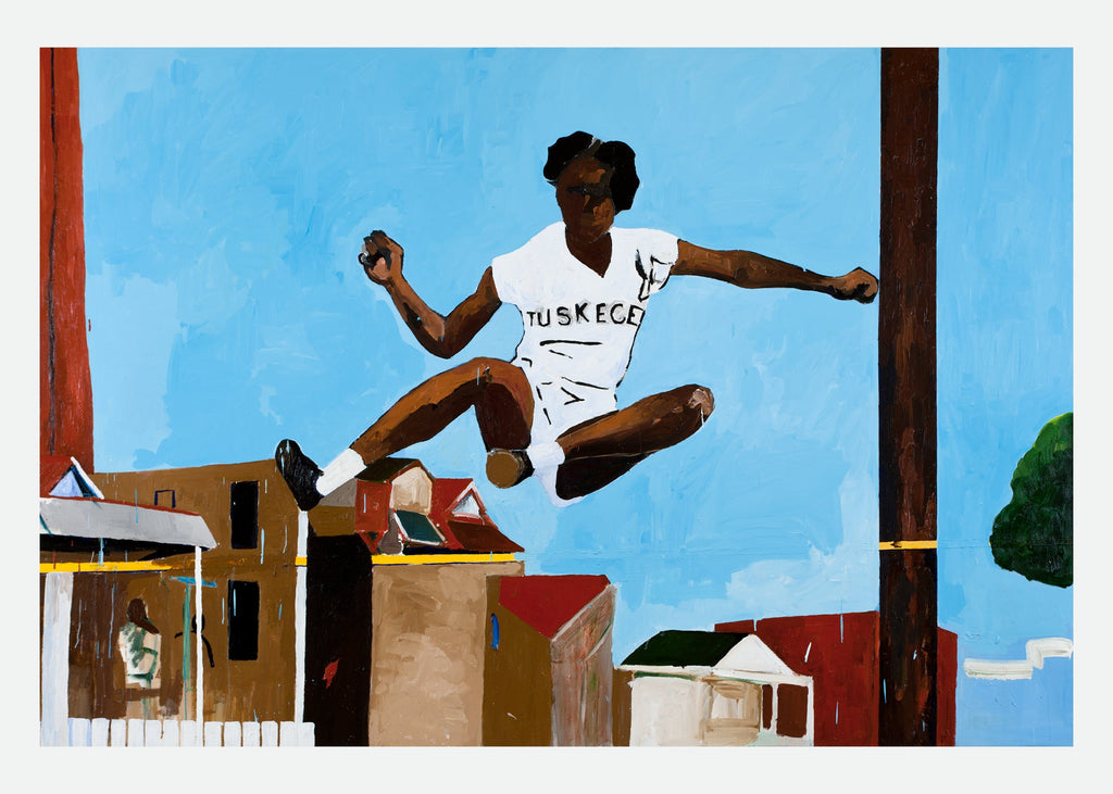 Henry Taylor: Postcard (See Alice Jump)
