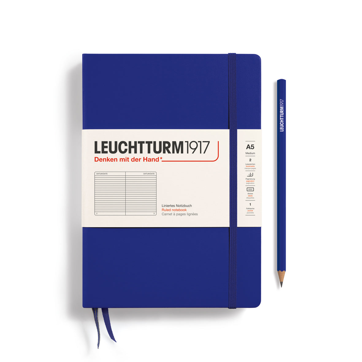 Leuchtturm A5 Ruled Notebook