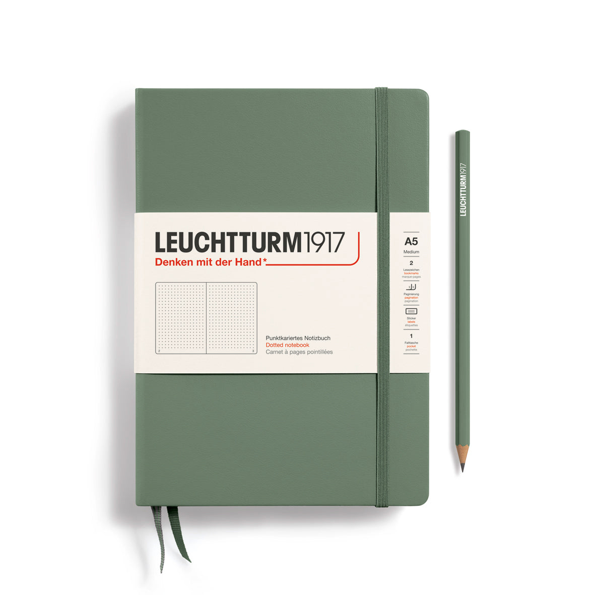 Leuchtturm A5 Ruled Notebook