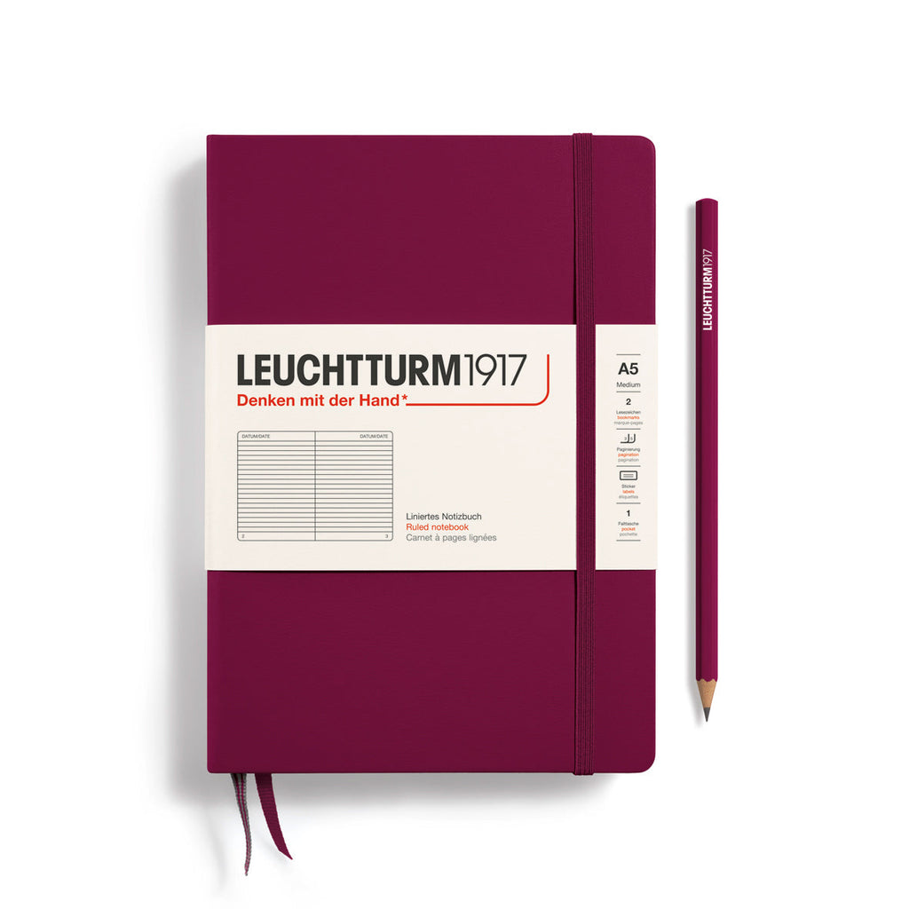 Leuchtturm A5 Ruled Notebook