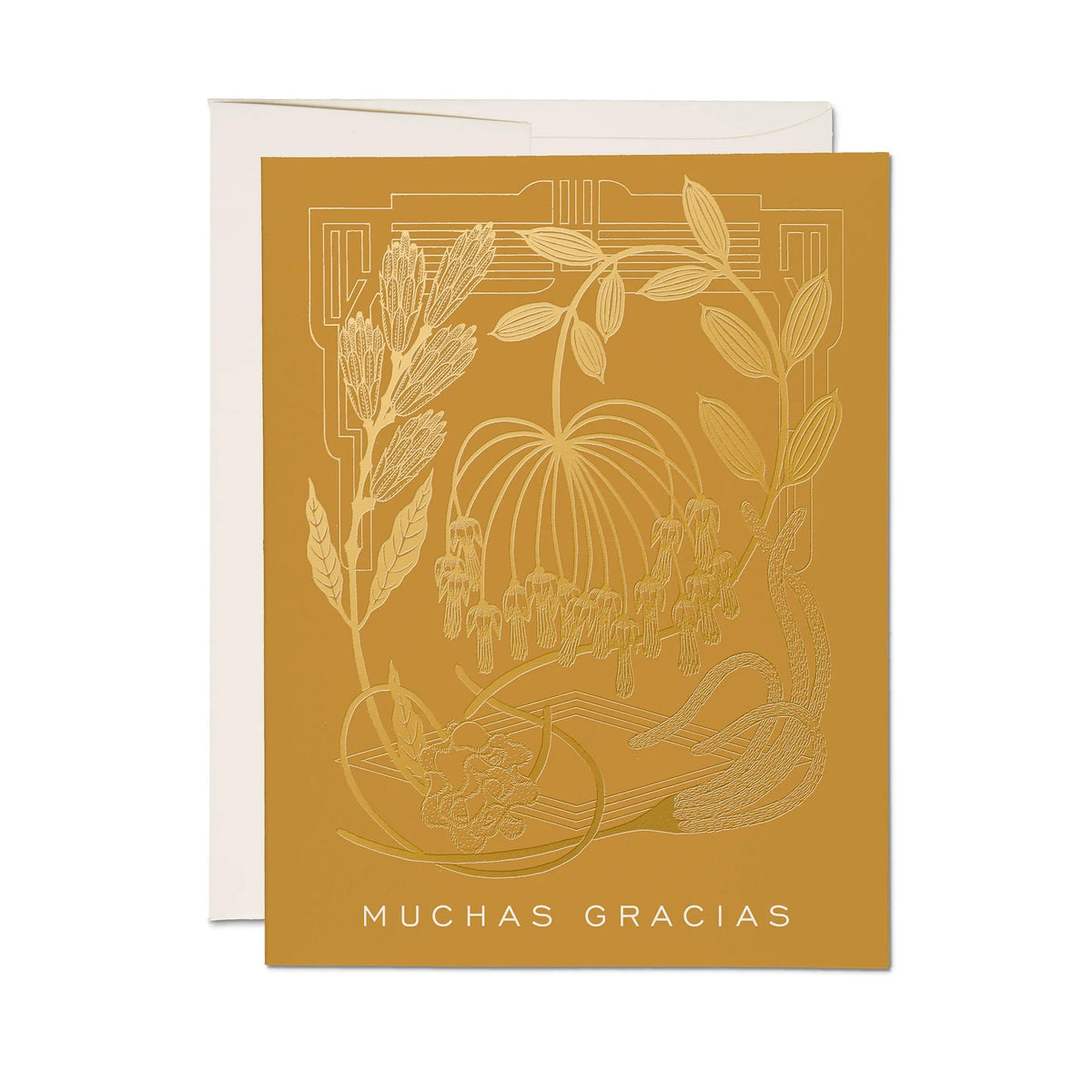 Mustard Thank You Card