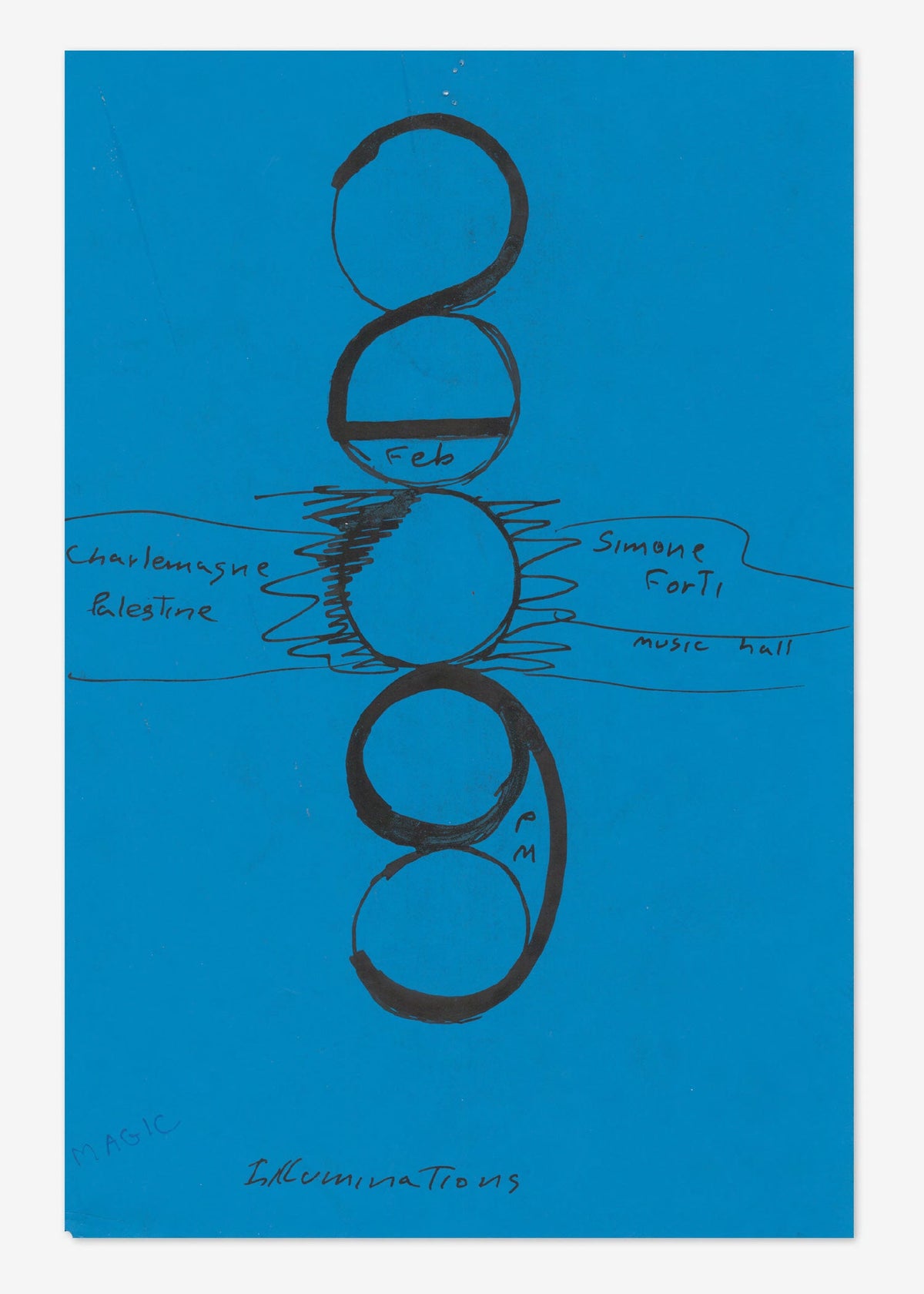 Simone Forti: Postcard (Illuminations)