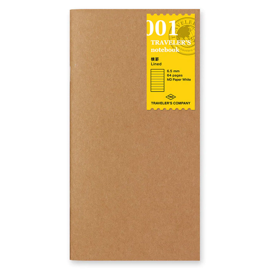 Traveler's Notebook - 001 Lined Notebook