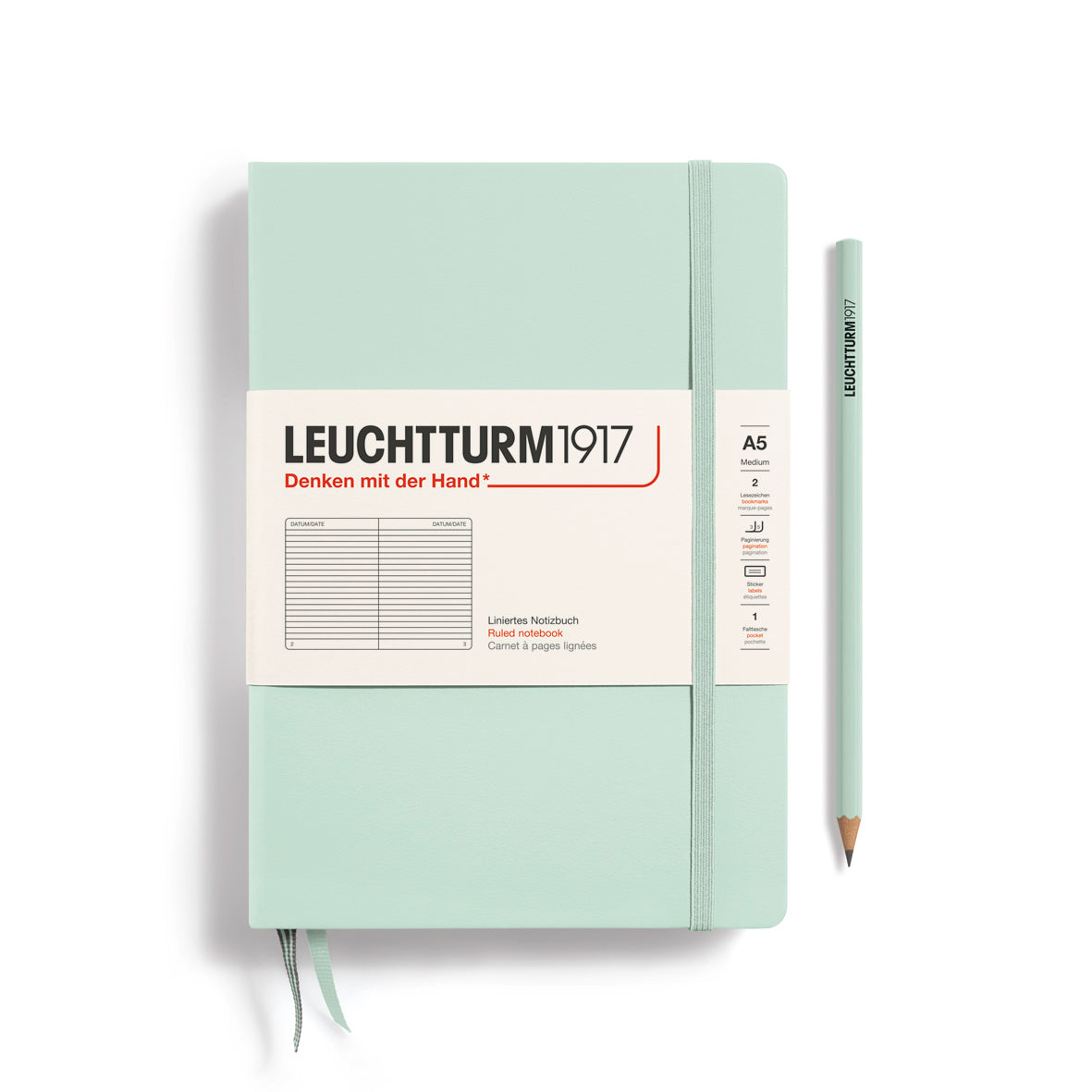 Leuchtturm A5 Ruled Notebook